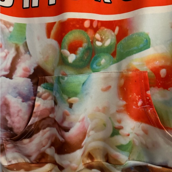 Ramen Chicken Noodle Hoodie By Pizoff Size Small Adult/Child Large - Picture 3 of 9